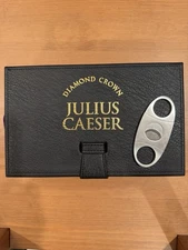 Diamond Crown Julius Caesar Robusto Empty Cigar Box - with Metal Cutter