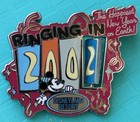 Disney Pin DLR Ringing in the Happiest New Year on Earth 2003 Mickey Spinner Pin — photo 2