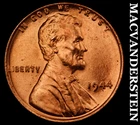 1944 Lincoln Wheat Cent- Choice Gem Brilliant Uncirculated Luster #J5685