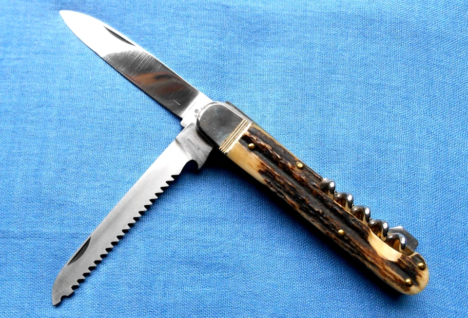 altes HUBERTUS " Jagd Taschenmesser Messer TOLL !! ! - Bild 2 von 4