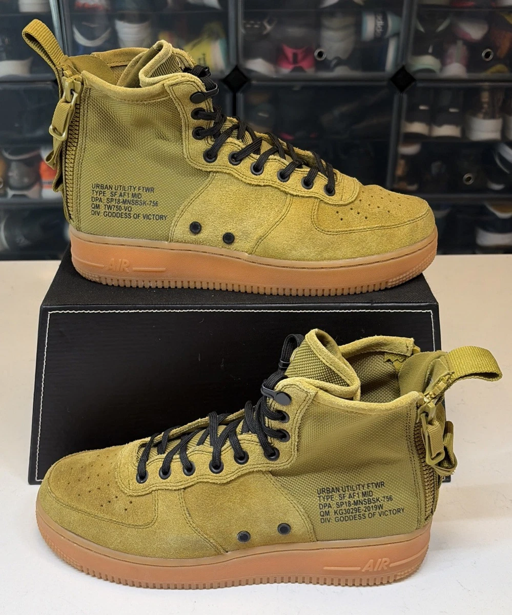 Nike Air Force 1 Mid Desert Moss | eBay