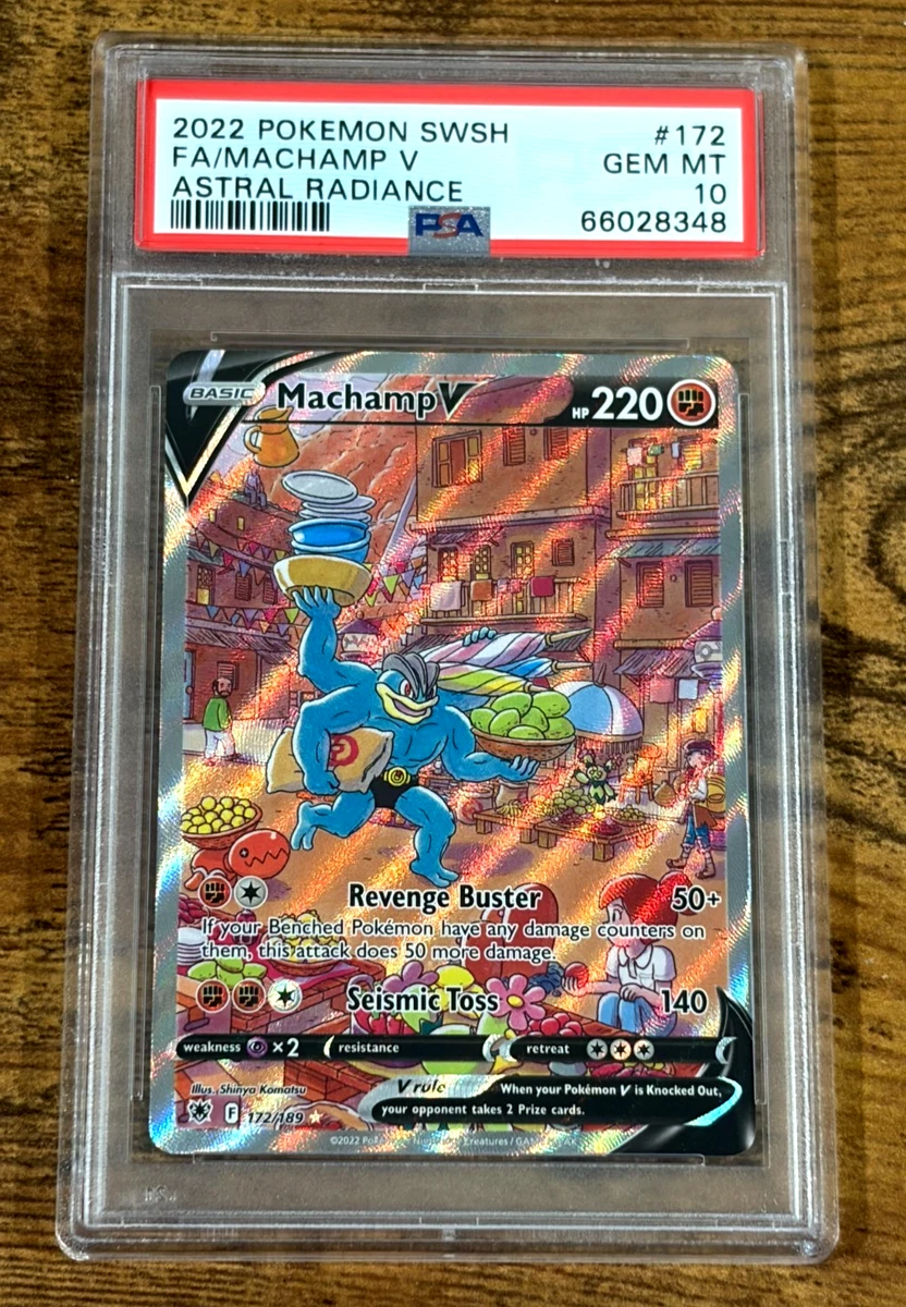 世界65枚 PSA10 カイリキーV machamp 2022 072 5 2022 Pokemon Japanese Sword & Shield Time Gazer 073 Full Art
