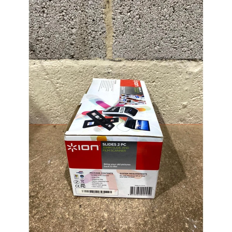 Ion SLIDES2PC 35mm Portable Slide & Film Scanner Black USB 2.0 5 MP Camera Lens - Image 4 of 4