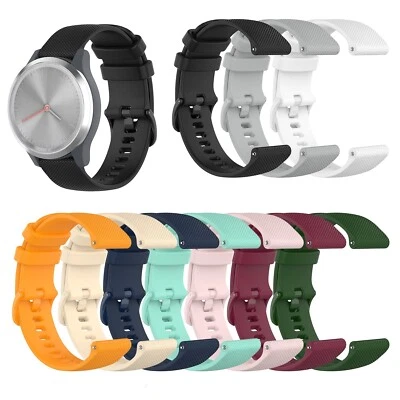 For Garmin Vivomove 3S Silicone Fitness Replacement Watch Wrist Band Strap
