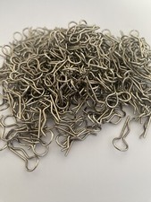 RC Body Shell Clips Pins R Clips Silver 1/10 RC Model Car|(Tamiya ETC)