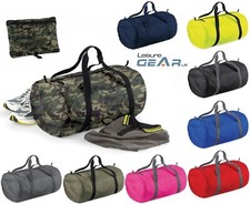 BagBase Packaway Barrel Bag Foldable Holdall Lightweight Sports Travel Duffle
