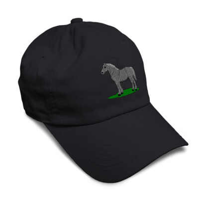 Soft Women Baseball Cap Western Farm Animal Horse Percheron  display picture 2