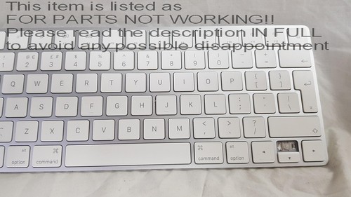 BAD KEYS?? Apple A1644 Wireless Magic Keyboard 2 (UK LAYOUT) Grade B - Picture 11 of 11