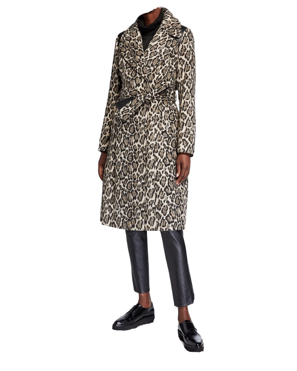 Via spiga hotsell coat leopard