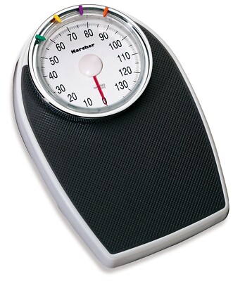 Karcher Libro Personenwaage analoge Waage mechanisch Retro Design Badwaage