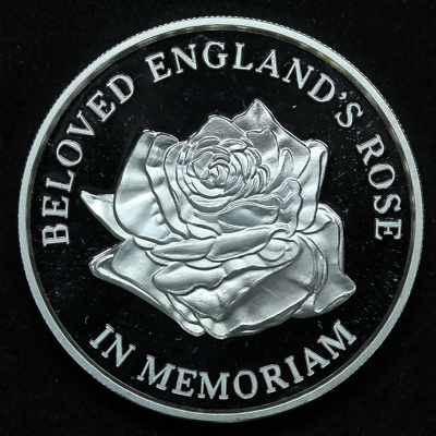 ★ダイアナ妃メモリアル Silverproof memorial coin 1 oz .999 Fine Silver - Diana Princess of Wales 1961-1997