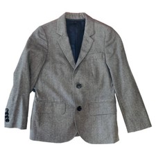 B12-Crewcuts, 7Y, l/s wool suit jacket, Ludlow 7 Years,Gray Wool-Ludlow