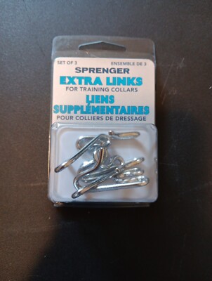 Herm Sprenger Set of 3 Extra Links for Dog Prong Training Collars 3.00mm