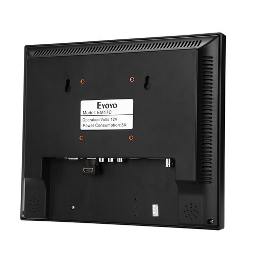 Eyoyo 12'' HDMI Monitor W/ BNC VGA AV Input Portable 4:3 LCD HD Gaming PC Screen - Picture 16 of 18