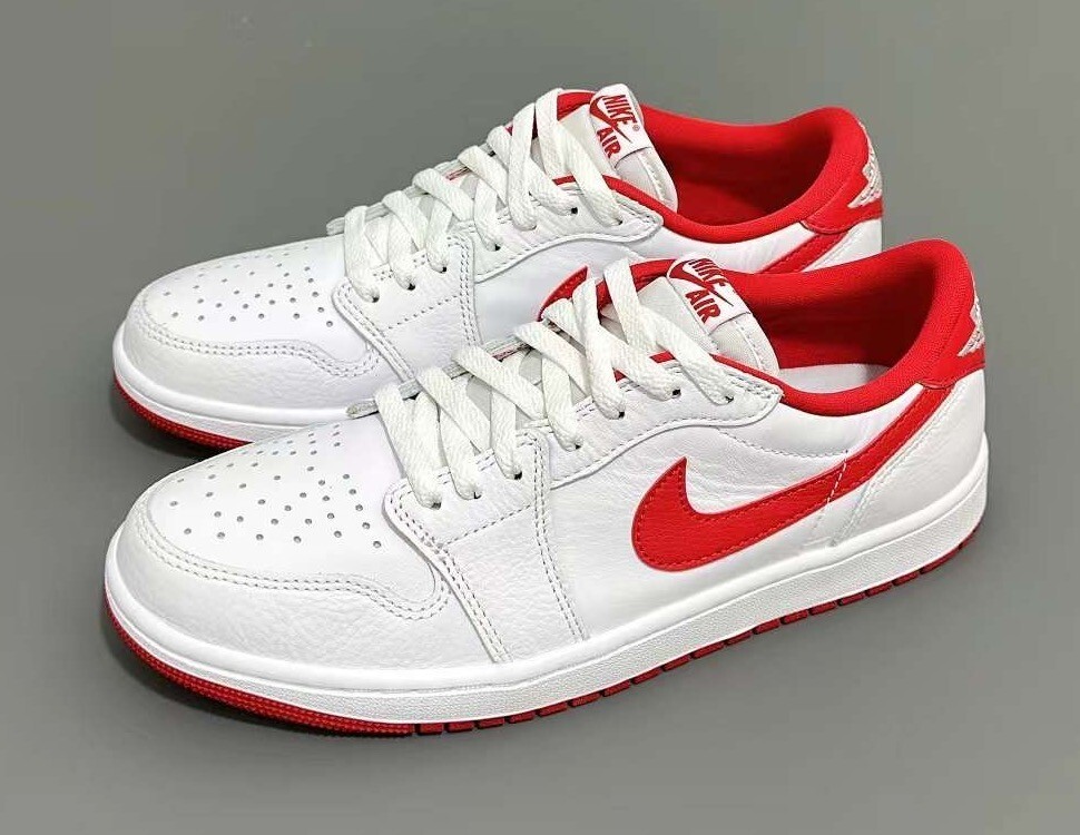 2024 Nike Air Jordan 1 Retro Low OG Size 13 White Red CZ0790 2024 Nike Air Jordan 1 Retro Low OG Size 13 White Red CZ0790