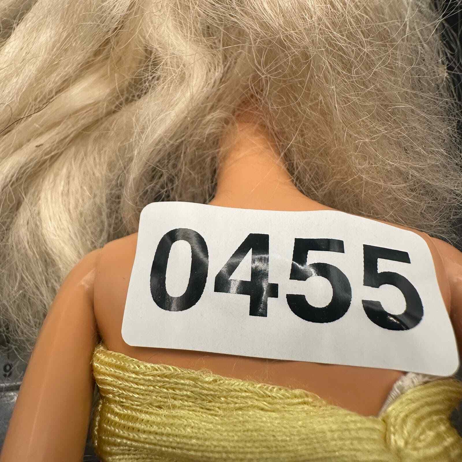 Barbie doll Mattel 11.5&rdquo; inch blonde fashion yellow dress 