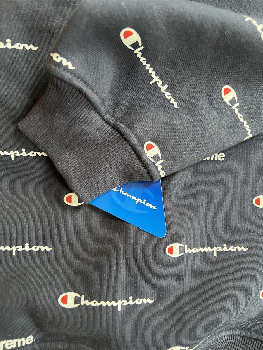 Supreme Champion All Over Print Sweatshirt crewneck Box Supreme Champion All Over Print Sweatshirt crewneck Box