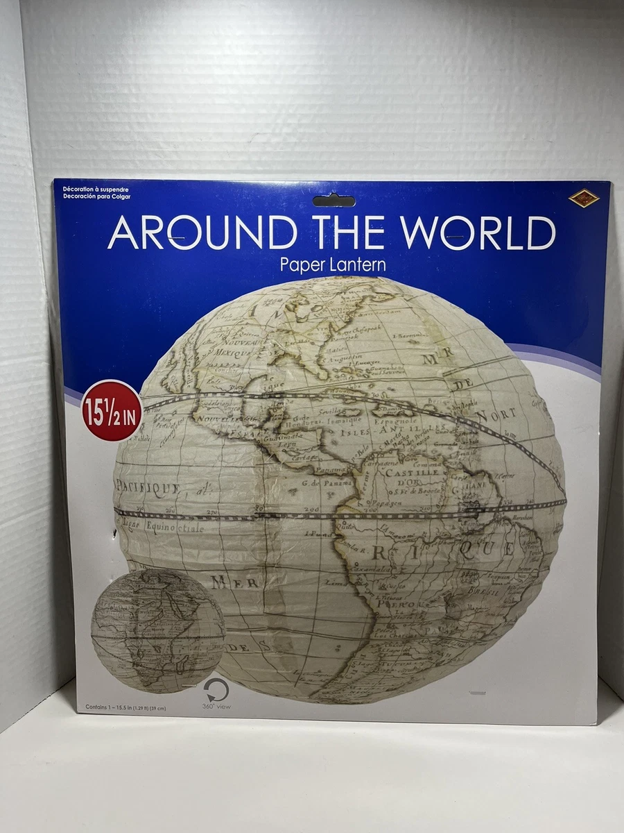 World globe paper lantern sale