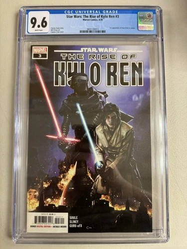 STAR WARS THE RISE OF KYLO REN #3 CGC 9.6 2nd Print 1st App Avar Kriss 2020