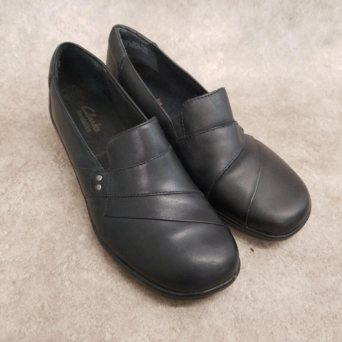 Clarks mules shop on sale