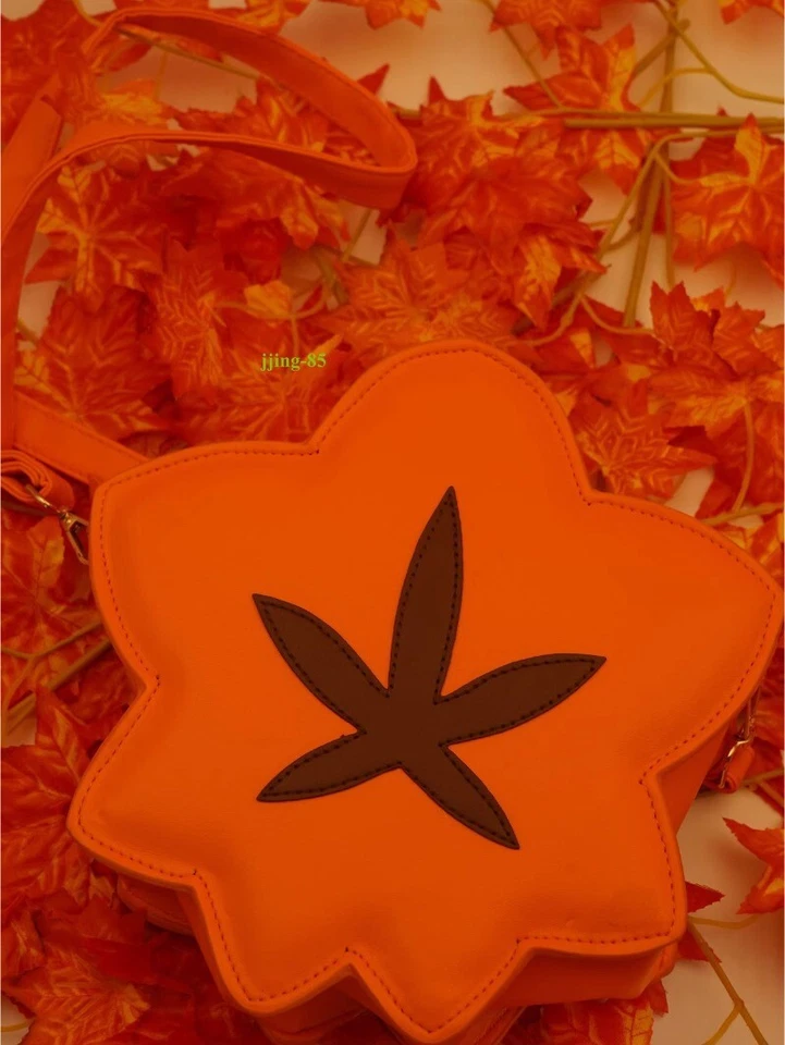 Anime Game Animal Crossing Maple Leaf Sakura Crossbody Women's Bags Handbags New - Image 3 of 4