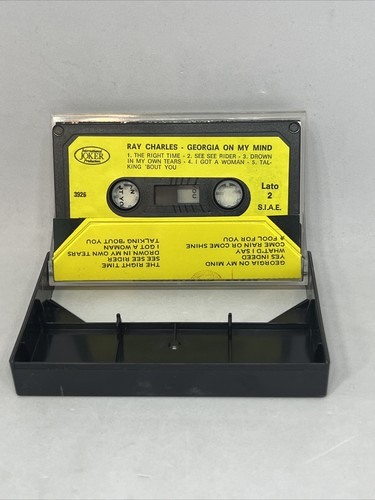 Ray Charles - Georgia on My Mind Cassette Tape - Italian Import - Tested - Picture 3 of 6