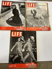 LIFE MAGAZINES February 18, 1946 February 25, 1946 February 4, 1946 VINTAGE ADS 