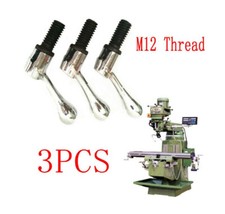 3PCS Milling Machine Table Lock Bolt Handle M12 CNC Vertical The Mill Bridgeport