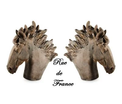Vintage Horse Heads Garden Statues Gate Post Finials Pots Beds Gumtree Australia Botany Bay Area 1187117287 Vintage Horse Heads Garden Statues, Horse Garden Statues Australia