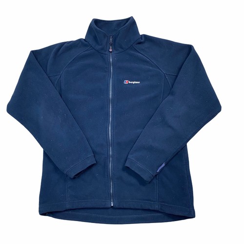 BERGHAUS MENS THICK NAVY BLUE POLAR 