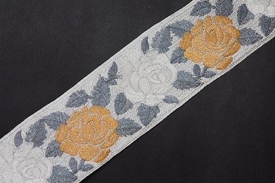 Jasdee Vintage Border Trim Embroidery Work 3'' Inch Width By Yard Style A1287