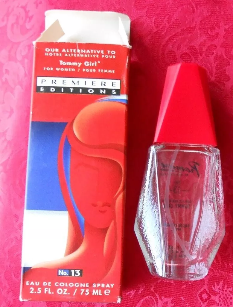 Vtg Premiere Editions No. 13 Eau De Cologne Spray Tommy Girl