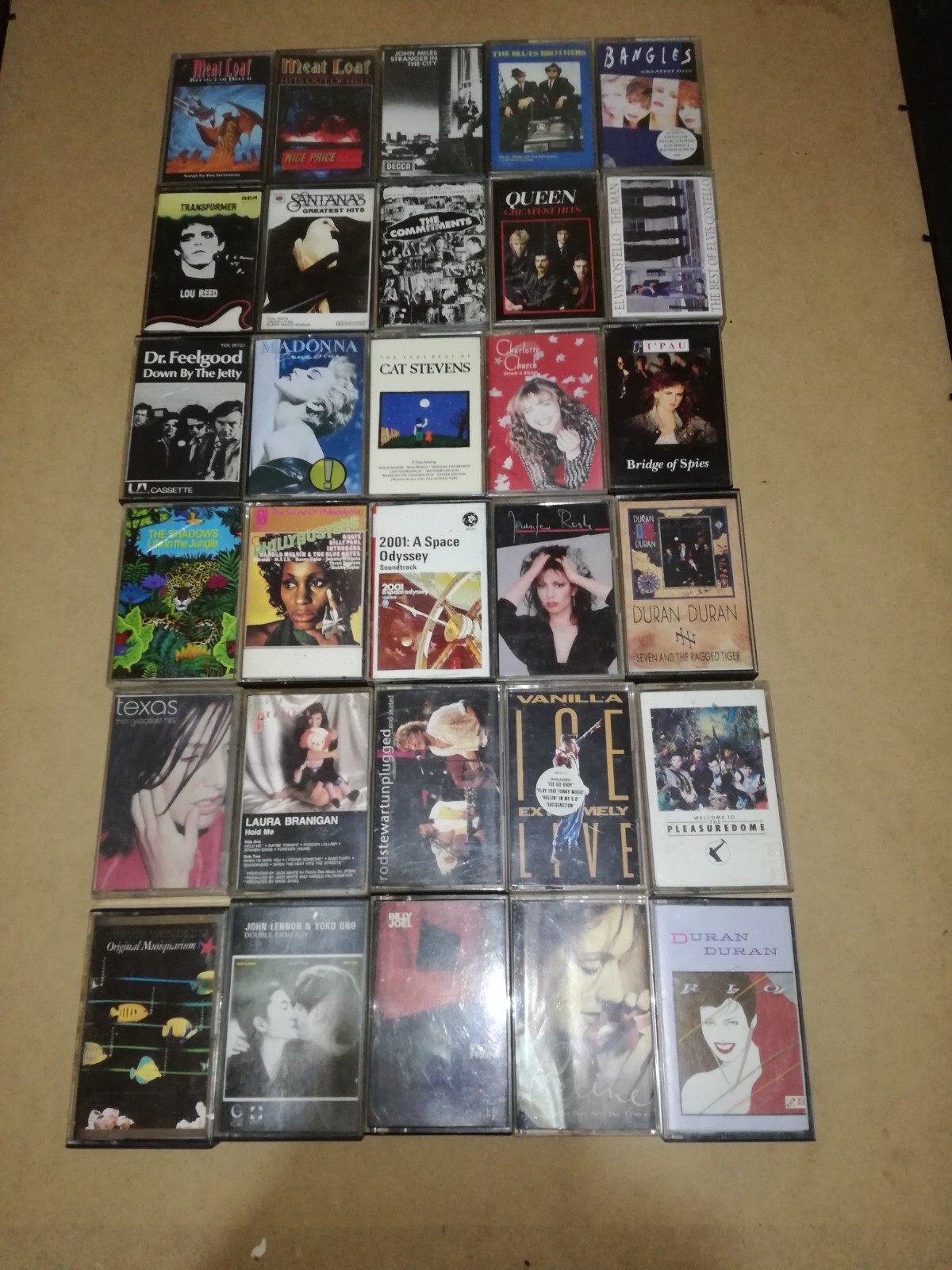 Cassette Tape Joblot Bundle 80's 90's Meat Loaf Queen Texas Lou Reed