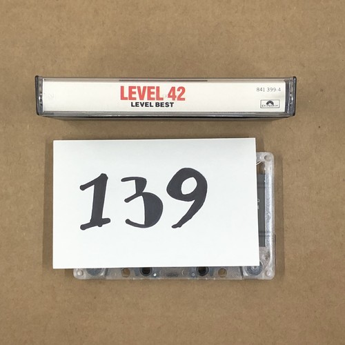 LEVEL 42 Cassette Tape 80s Synth Pop BEST OF LESSONS IN LOVE SOMETHING ABOUT YOU - Picture 7 of 7
