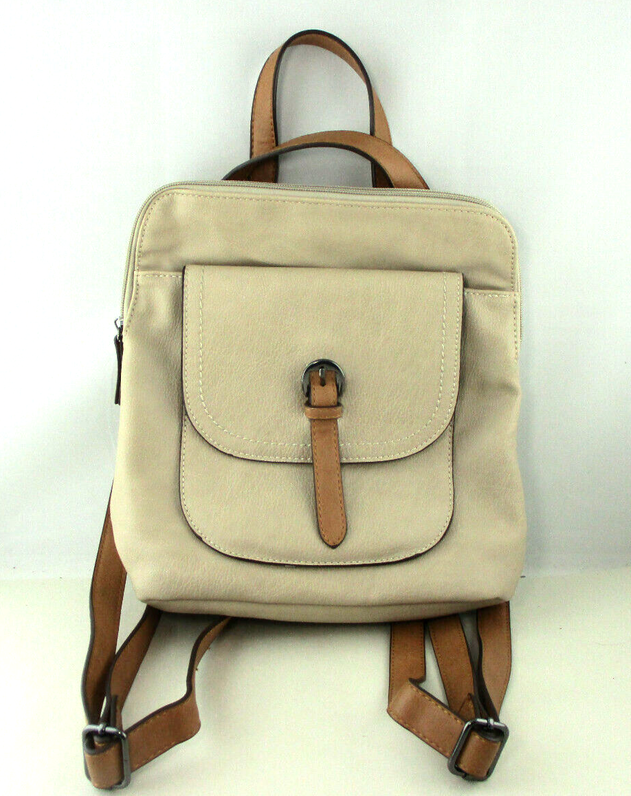 Clarks Leather Shoulder Bag/Backpack Tan Color 11\