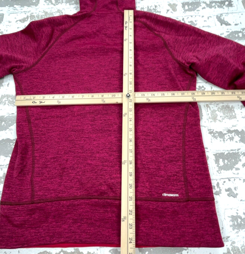Adidas Hoodie Women Small Pink Sweatshirt Sweater Clima Warm Performance Ladies - Picture 6 of 9