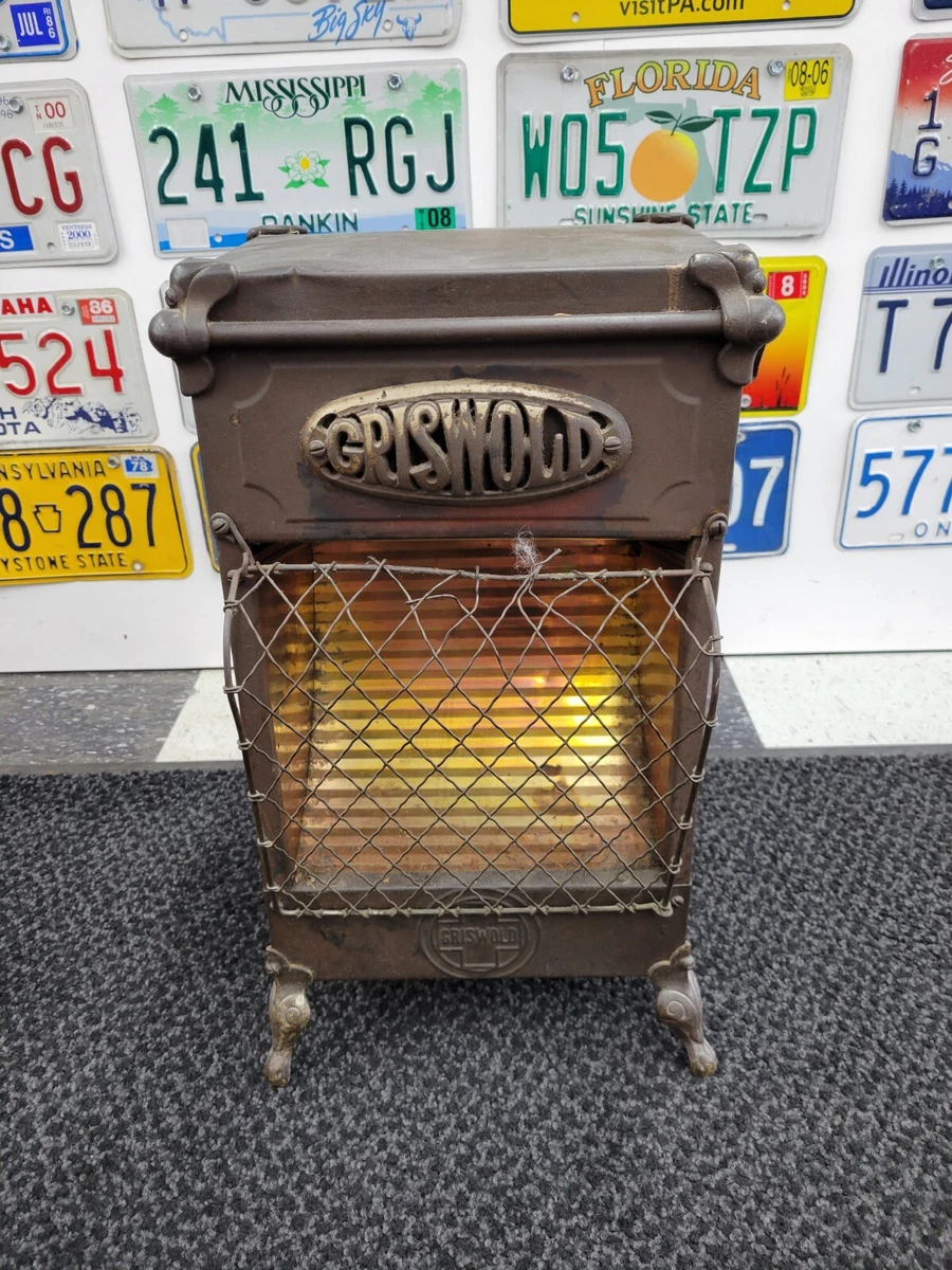 Vintage Griswold Metal Gas / Propane Copper Radiant Room Heater | eBay