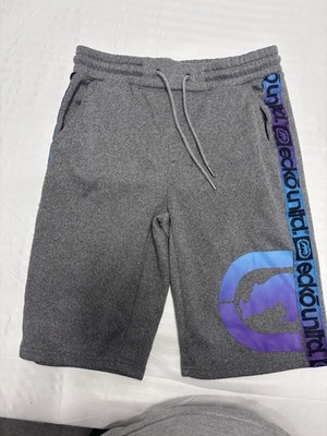 Ecko Untld Y2k Sweat Shorts Gradient Big Logo Size Small Gray Back Pockets