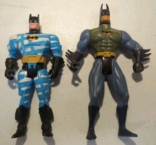 1994 Kenner Animated Air Assault Batman & Legends Of Crusader Batman Figures 