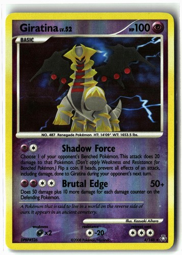 2008 Giratina ⭐️ 4/146 Reverse Holo Rare Legends Awakened Pokemon NM/LP