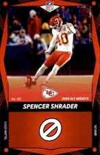 2025 Uno Elite Alternate - Red Spencer Strider Kansas City Chiefs #155