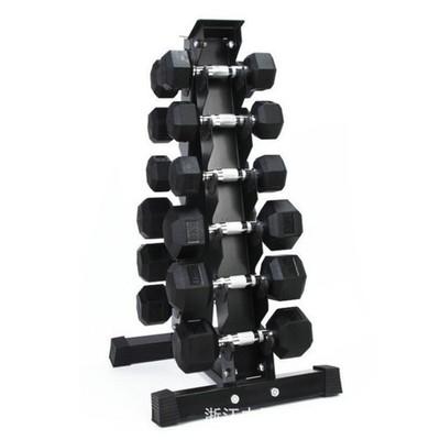 Hantel Sechskant Hantelständer 6 Ebenen Vertikal Fitnessstudio Heim Aufbewahrung Regal Halter 24 Stunden Pfosten