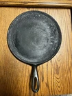 Vintage Griswold #8 608 Cast Iron Griddle With Heat Ring