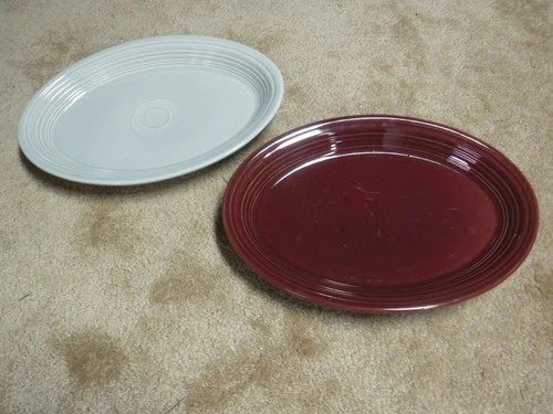 Fiesta Fiestaware 13 5/8" Large Oval Serving Platter Set of 2