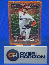 2024 Topps Series 1 - #348 Dane Dunning - Orange Foil SSP /299