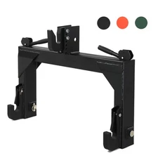 3 Pt Quick Hitch Adapter For Category 1 & 2 W/ Adjustable Bolt Tractor
