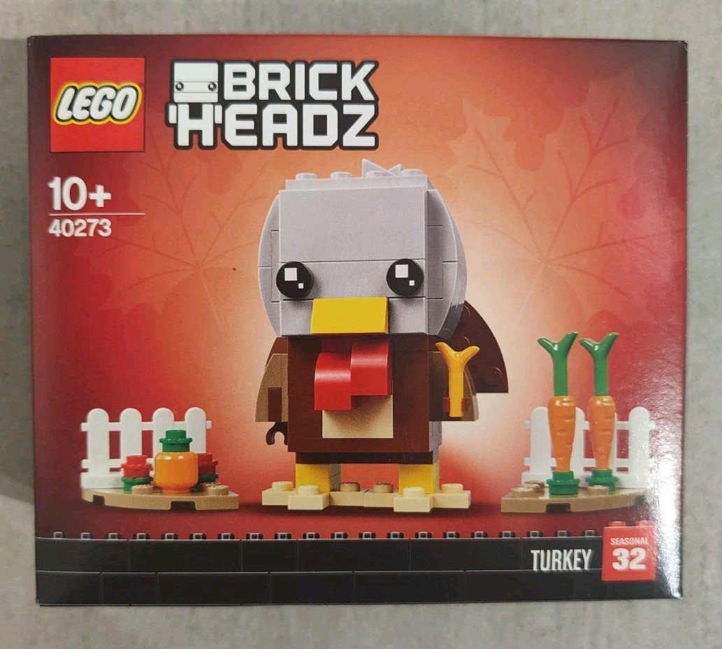 LEGO BrickHeadz 40273 Turkey 32 Nuovo Sigillato - Raro Set Stagionale - 1