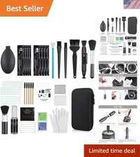 Efficient 18-in-1 Camera  Electronics Cleaning Kit - Air Blower, Brushes, Case