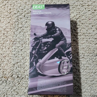 EJEAS Q8 1000m  6Rider Motorcycle Helmet Intercom Motorbike Bluetooth Headset 2X