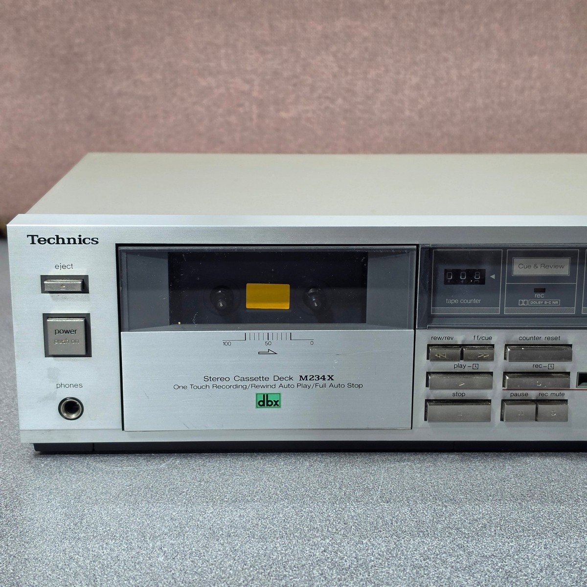 Technics Stereo カセットデッキ DBX 付きRS-655L Yahoo!オークション